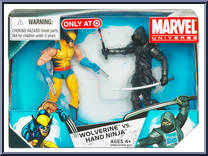 Wolverine vs Hand Ninja from Marvel Universe - Fury Files - Exclusives manufactured by Hasbro [Front]