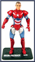 Iron Patriot (Unmasked) Action Figure