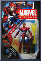 Iron Patriot (Unmasked) from Marvel Universe - Series 2 - HAMMER Files - Wave  9 manufactured by Hasbro [Front]