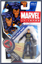 Multiple Man from Marvel Universe - Series 2 - HAMMER Files - Wave 10 manufactured by Hasbro [Front]