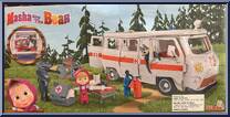 Ambulance from Masha and the Bear - Playsets manufactured by Simba [Back]