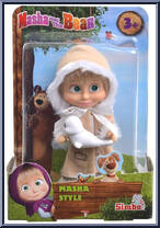 Masha Style (Eskimo) from Masha and the Bear - Basic Series manufactured by Simba [Front]