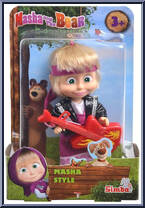 Masha Style (Guitar) from Masha and the Bear - Basic Series manufactured by Simba [Front]
