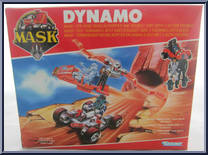 Dynamo from M.A.S.K. - Split Seconds manufactured by Kenner [Back]