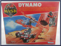 Dynamo from M.A.S.K. - Split Seconds manufactured by Kenner [Front]
