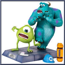 James P. Sullivan and Mike Wazowski from Master Craft - Monsters, Inc. manufactured by Beast Kingdom [Loose]