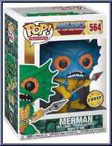 Mer-Man (Blue) (Chase) from Masters of the Universe - Pop! Vinyl Figures manufactured by Funko [Front]