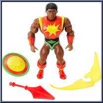 Sun-Man (Sword) from Masters of the Universe - Origins - Basic Series manufactured by Mattel [Loose]