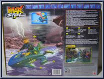MX77 Sharkruiser  from Max Steel - 2001 Basic manufactured by Mattel [Back]
