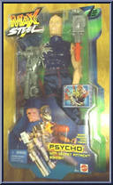 Psycho (Secret Attack Blaster) from Max Steel - 2001 Basic manufactured by Mattel [Front]