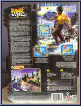 Snow-Boarding from Max Steel - 2001 Basic manufactured by Mattel [Back]