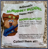 Rocker McNugget from McDonald's - McNugget Buddies manufactured by Hasbro [Front]