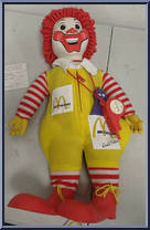 Ronald McDonald from McDonald's - Basic Series manufactured by Hasbro [Loose]