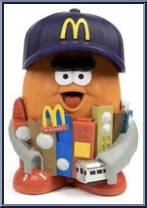 Uptown Mode from McDonald's - McNugget Buddies - Kerwin Frost manufactured by Hasbro [Loose]