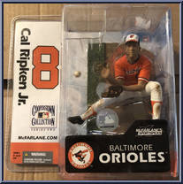 Cal Ripken Jr. (Orange Jersey) from McFarlane's Sports Picks - Cooperstown - Series 2 manufactured by McFarlane [Front]