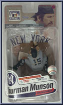 Thurman Munson (Gray Jersey) from McFarlane's Sports Picks - Cooperstown - Series 7 manufactured by McFarlane [Front]