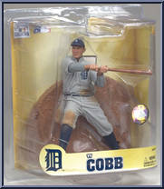 Ty Cobb (Gray Jersey) from McFarlane's Sports Picks - Cooperstown - Series 5 manufactured by McFarlane [Front]