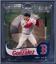 Adrian Gonzalez (White Jersey) from McFarlane's Sports Picks - MLB - Series 29 manufactured by McFarlane [Front]