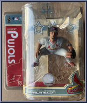 Albert Pujols (Gray Uniform) from McFarlane's Sports Picks - MLB - Series 19 manufactured by McFarlane [Front]