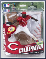 Aroldis Chapman (Red Jersey) from McFarlane's Sports Picks - MLB - Series 32 manufactured by McFarlane [Front]