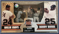 Willie Mays / Barry Bonds from McFarlane's Sports Picks - MLB - 2-Packs manufactured by McFarlane [Front]