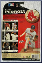 Dustin Pedroia from McFarlane's Sports Picks - MLB - Series 23 manufactured by McFarlane [Back]