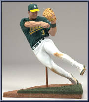 Eric Chavez (Green Jersey) from McFarlane's Sports Picks - MLB - Series 17 manufactured by McFarlane [Loose]