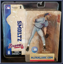 John Smoltz (Gray Jersey) from McFarlane's Sports Picks - MLB - Series  8 manufactured by McFarlane [Front]