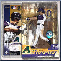 Luis Gonzalez (White Jersey) from McFarlane's Sports Picks - MLB - Series  6 manufactured by McFarlane [Front]