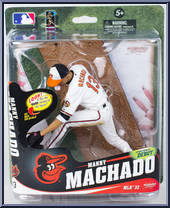 Manny Machado (White Uniform) from McFarlane's Sports Picks - MLB - Series 32 manufactured by McFarlane [Front]