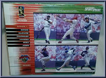 Manny Ramirez / Mark McGwire from McFarlane's Sports Picks - MLB - Big League Challenge - 2000 manufactured by McFarlane [Back]
