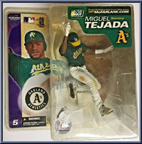 Miguel Tejada (Green Jersey) from McFarlane's Sports Picks - MLB - Series  5 manufactured by McFarlane [Front]