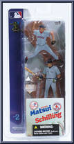 Curt Schilling / Hideki Matsui from McFarlane's Sports Picks - MLB - 3" Figures - Series 2 manufactured by McFarlane [Front]