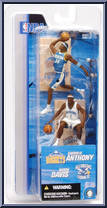 Carmelo Anthony / Baron Davis from McFarlane's Sports Picks - NBA - 3" Figures - Series 2 manufactured by McFarlane [Front]
