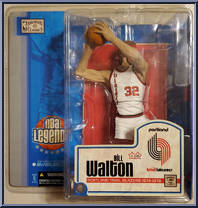 Bill Walton (White Jersey) from McFarlane's Sports Picks - NBA - NBA Legends - Series 1 manufactured by McFarlane [Front]