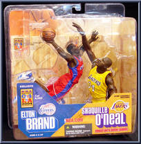 Elton Brand / Shaquille O'Neal (Jam Session) from McFarlane's Sports Picks - NBA - 2-Packs manufactured by McFarlane [Front]