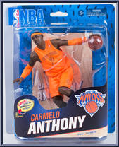 Carmelo Anthony (Christmas Uniform) from McFarlane's Sports Picks - NBA - Series 23 manufactured by McFarlane [Front]