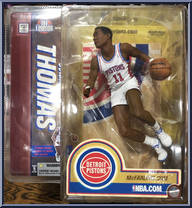 Isiah Thomas (White Jersey) from McFarlane's Sports Picks - NBA - NBA Legends - Series 2 manufactured by McFarlane [Front]