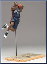 LeBron James from McFarlane's Sports Picks - NBA - 3" Figures - Series 5 manufactured by McFarlane [Loose]