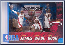 Miami Heat Championship from McFarlane's Sports Picks - NBA - 3-Packs manufactured by McFarlane [Front]