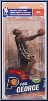 Paul George (Blue Uniform) from McFarlane's Sports Picks - NBA - Series 25 manufactured by McFarlane [Front]