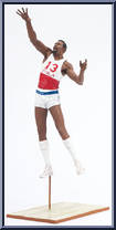 Wilt Chamberlain (Red / White Uniform) from McFarlane's Sports Picks - NBA - NBA Legends - Series 1 manufactured by McFarlane [Loose]