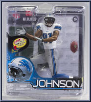 Calvin Johnson (White Jersey) from McFarlane's Sports Picks - NFL - Series 30 manufactured by McFarlane [Front]