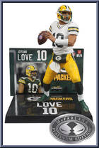 Jordan Love (Green Bay Packers) (Platinum Editiion) from McFarlane's Sports Picks - NFL - Legacy Series manufactured by McFarlane [Loose]