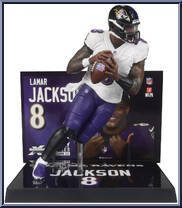 Lamar Jackson (Baltimore Ravens) from McFarlane's Sports Picks - NFL - Legacy Series manufactured by McFarlane [Loose]