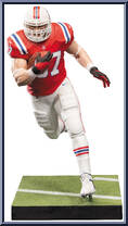 Rob Gronkowski (Red Uniform) from McFarlane's Sports Picks - NFL - Series 36 manufactured by McFarlane [Loose]
