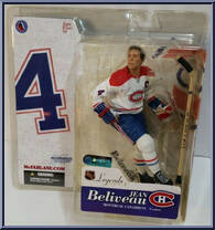 Jean Beliveau (White Jersey) from McFarlane's Sports Picks - NHL - NHL Legends - Series 2 manufactured by McFarlane [Front]
