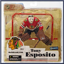 Tony Esposito from McFarlane's Sports Picks - NHL - NHL Legends - Series 3 manufactured by McFarlane [Front]