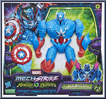 Captain America (Hunter Suit) from Mech Strike - Monster Hunters - Deluxe manufactured by Hasbro [Front]
