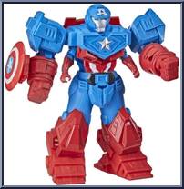 Captain America (Ultimate Mech Suit) from Mech Strike - Avengers - Deluxe manufactured by Hasbro [Loose]